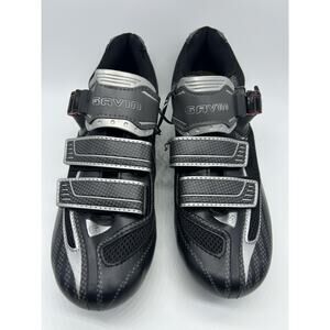 Gavin Mens Black Road Cycling Shoes Size 41 SPD Compatible Performance Sneakers